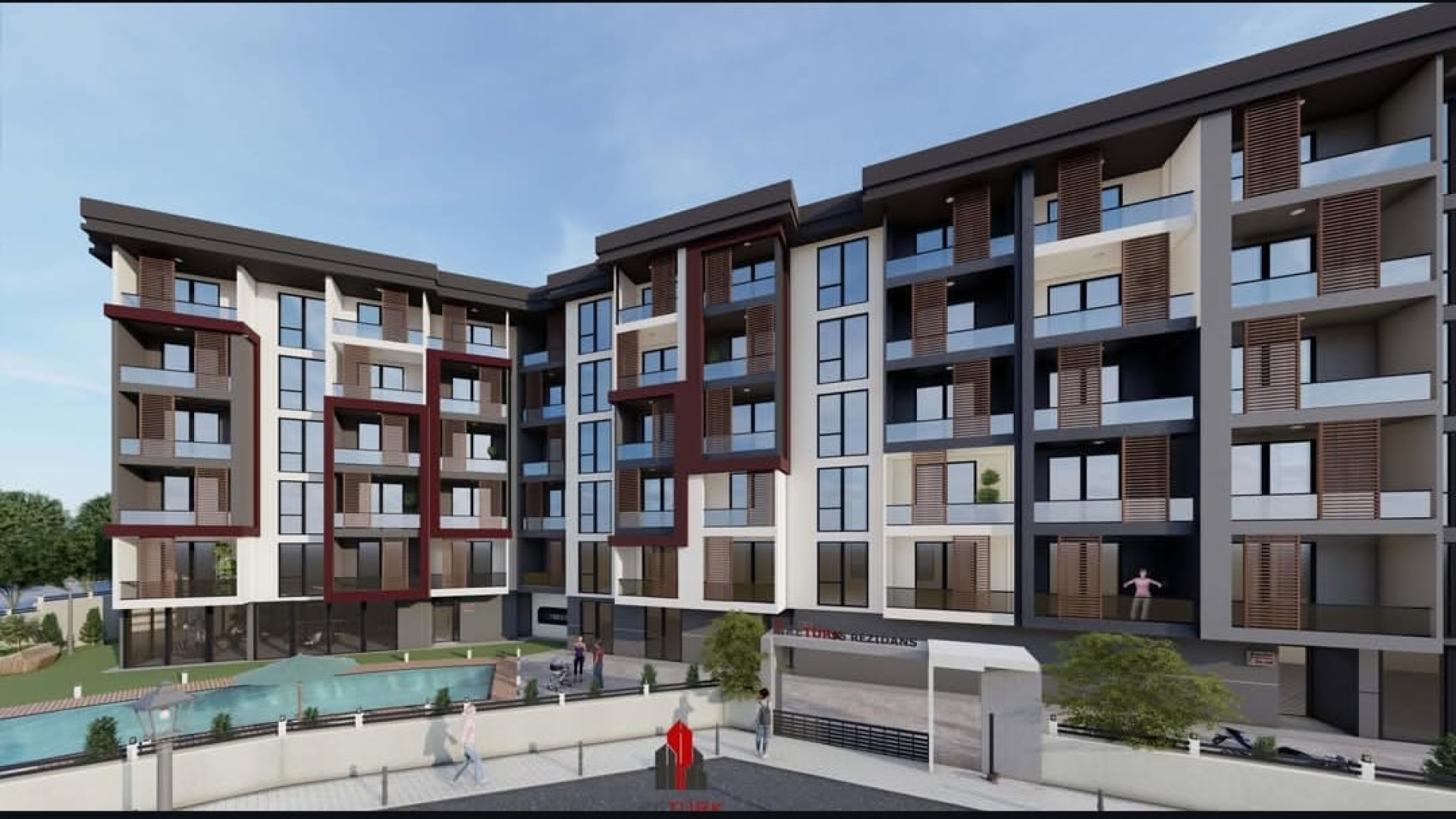 KDZ.EREĞLİ PREMİUM EMLAKTAN 95 REZIDANSDA SATILIK 1+1 HAVUZLU DAİRE